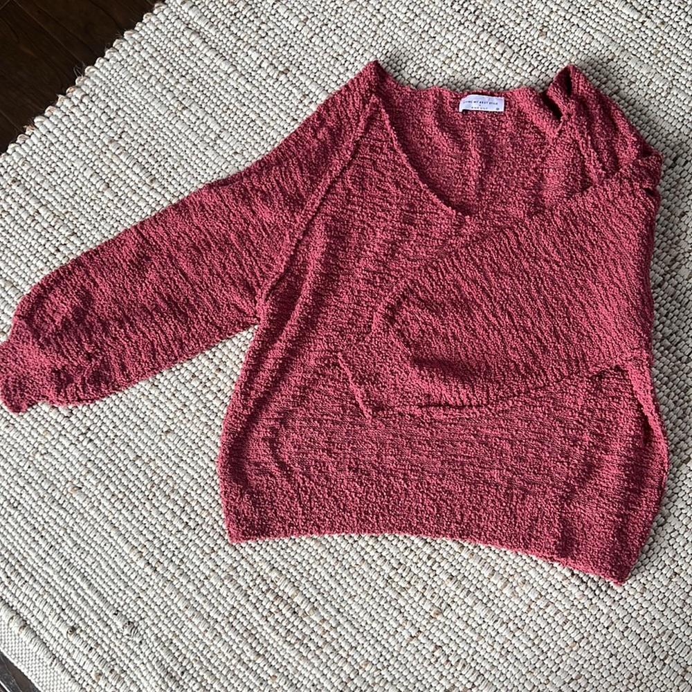 Pink Lily Sweater